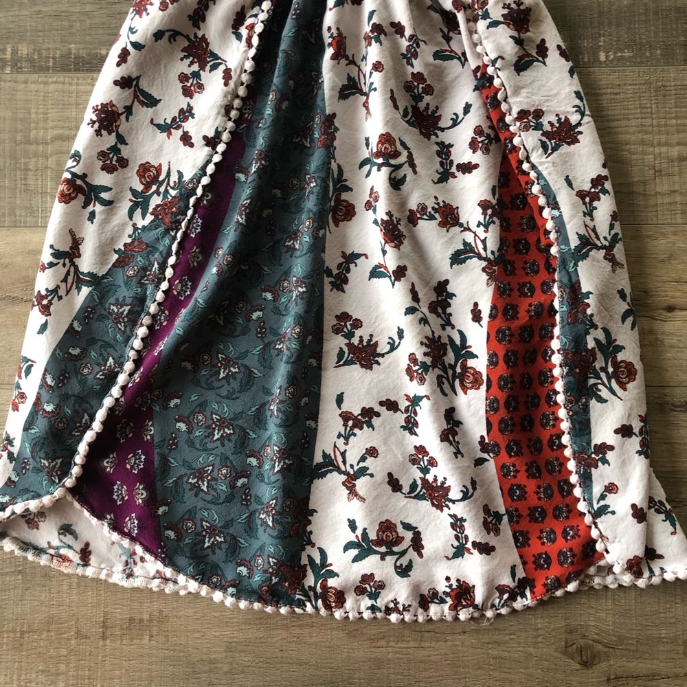 Block Print Floral Dress XS - Picture 3 of 6